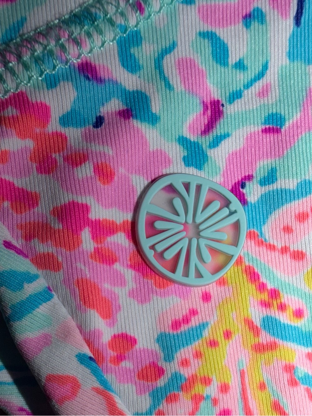 Lilly Pulitzer Aila Luxletic Skort UPF 50+ Multi Splashdance Medium - Picture 8 of 10